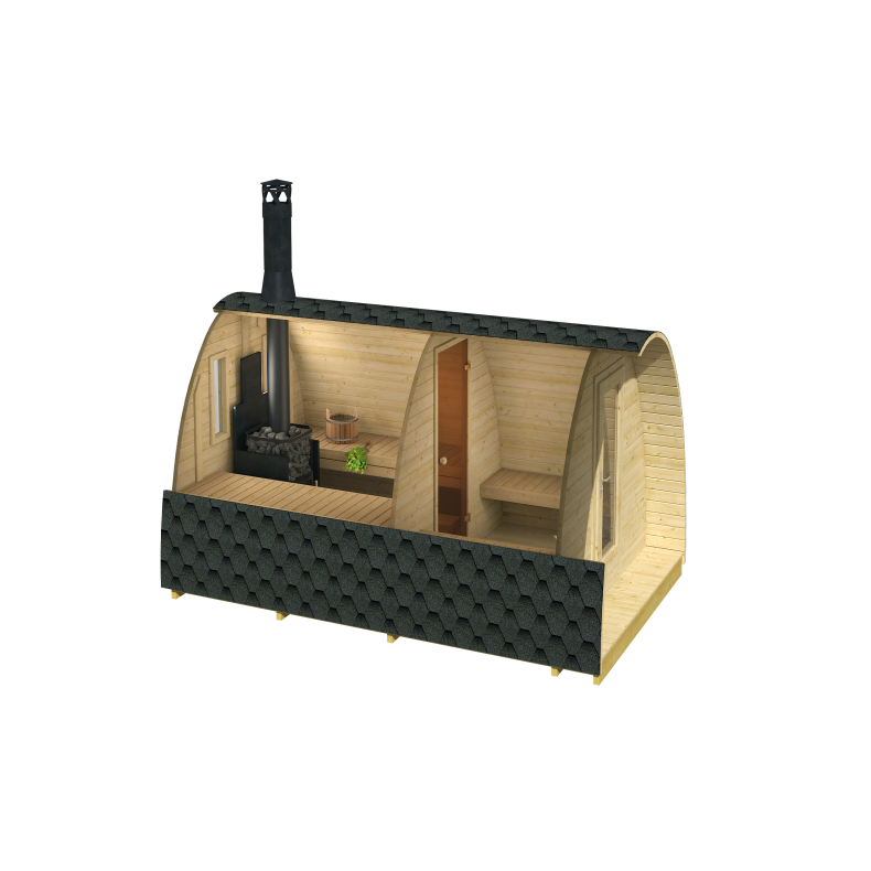 Dalby Saunahytte 9,2 m2