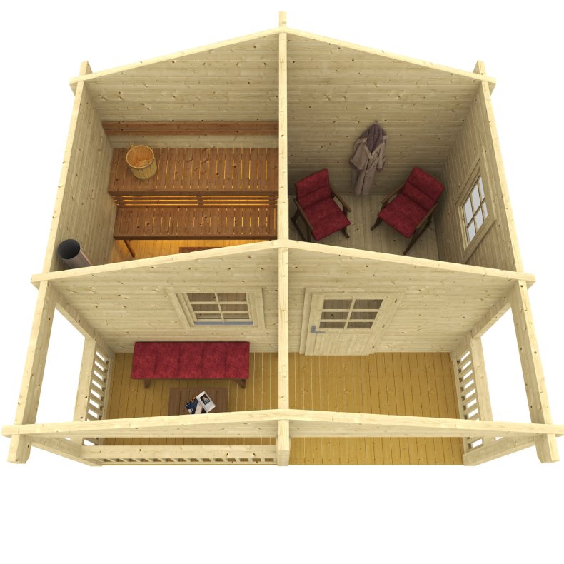 Egtved Saunahytte 9,6 m2