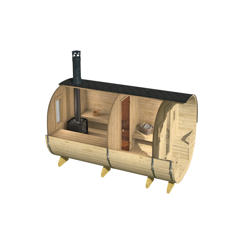 Hadsund Saunahytte 9,6 m2