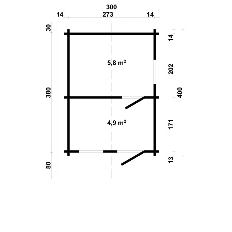 Virum Saunahytte 10,7 m2